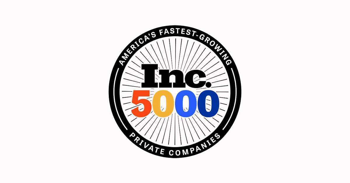 Inc. 5000 America's Fastest-Growing Private Companies award badge