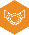 Partnership core value icon