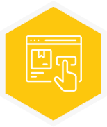 Connect your online store icon, hover state