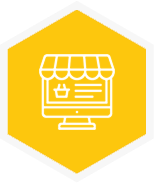 Online storefront icon, hover state