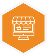Online storefront icon