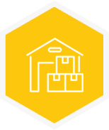 Warehouse storage icon, hover state