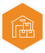 Warehouse storage icon