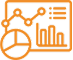 Reporting and analytics icon