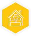 Housing assistance benefit icon, hover state