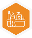 Wellness and self-care benefit icon