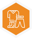 Casual dress code benefit icon