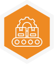 Automated warehouse icon