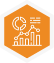 Reporting and analytics icon