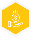 Cost Savings icon, hover state
