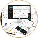 Boxzooka WMS dashboard and analytics screens from the Global Fashion Logistics acquisition