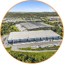 Aerial view of the second Boxzooka Middletown, PA distribution center